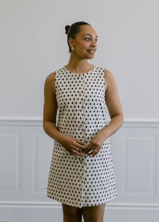 Tamarinia Mini Dress in Creme