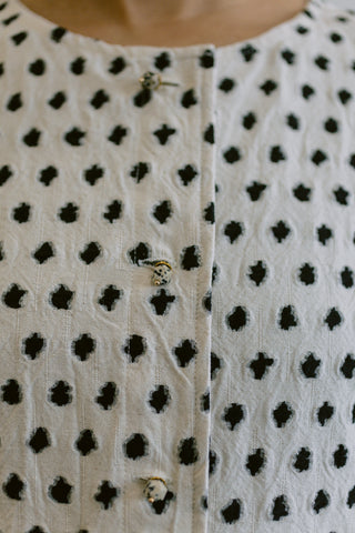 Tamarinia Mini Dress in Creme