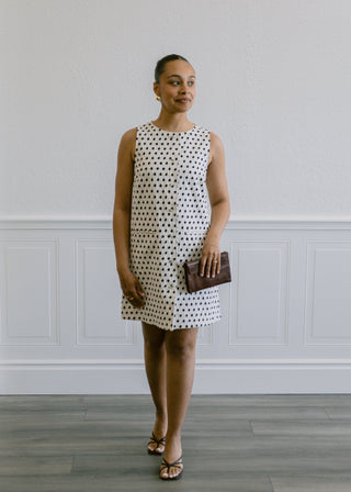 Tamarinia Mini Dress in Creme