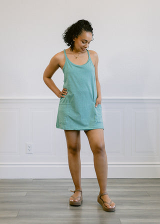 Mini Dress with Built-in Romper Liner