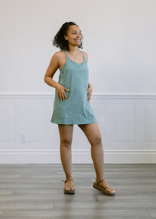 Mini Dress with Built-in Romper Liner
