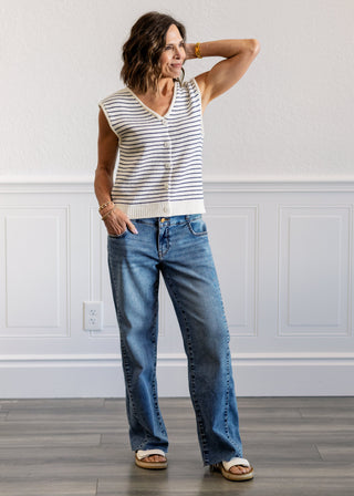 Charlotte High Rise Wide Leg Jeans