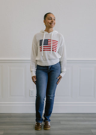 Mid-rise Long Slim Straight Jeans