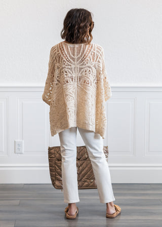 Beach Crochet Cover Up in Natural