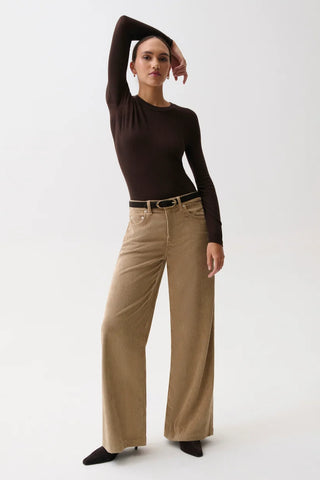 Pistola Jadyn Low Slung Palazzo Pant in Camel