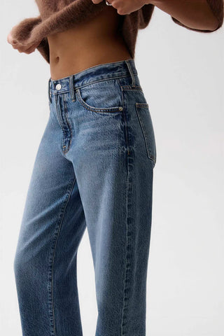 Pistola Donny Rolled Hem Boyfriend Jeans