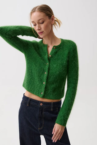 Pistola Yara Alpaca Blend Cardigan in Vivid Moss