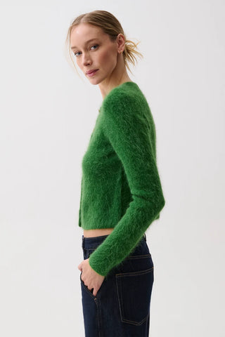 Pistola Yara Alpaca Blend Cardigan in Vivid Moss