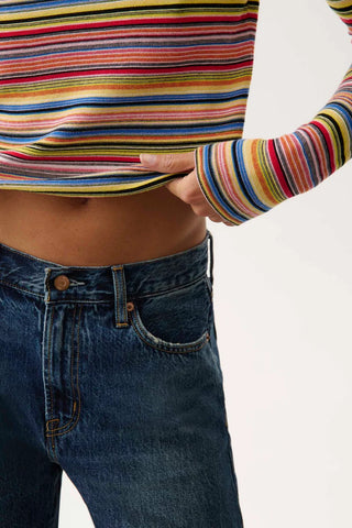 Pistola Madison Long Sleeve Knit Top - Multi Stripe