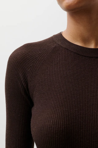 Pistola Juno Featherweight Sweater in Mocha