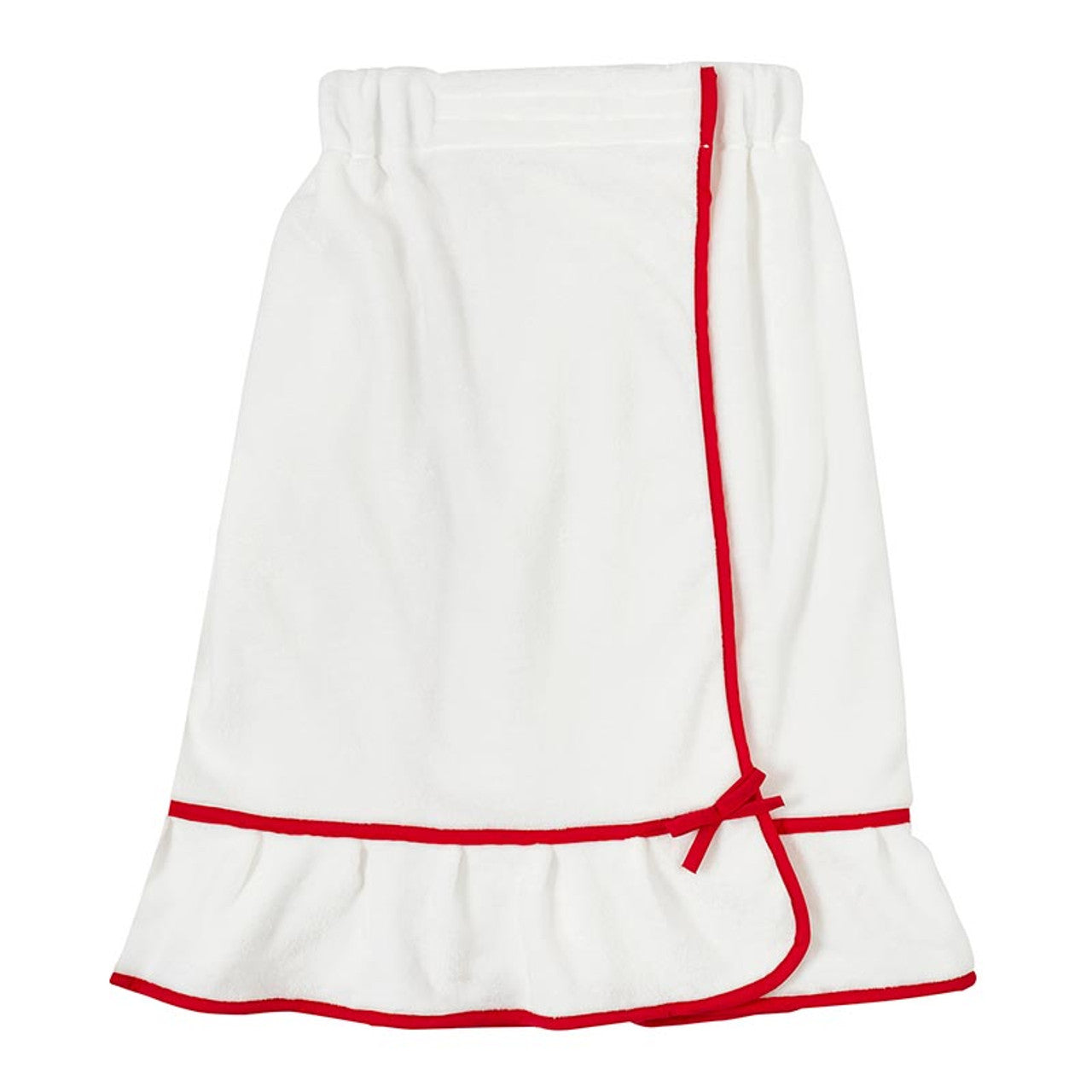 Bella Spa Wrap in White/Red