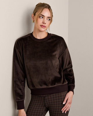 Plush Pullover in Dk. Espresso