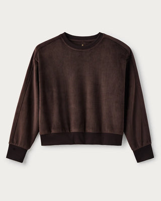 Plush Pullover in Dk. Espresso