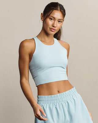 Revive Longline Bra in  Pool Blue
