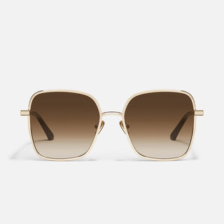 5TH AVE | Gold Frame / Brown Lens