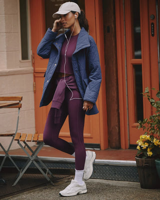 Rhone® Revive™ 7/8 Pocket Legging in Dark Berry