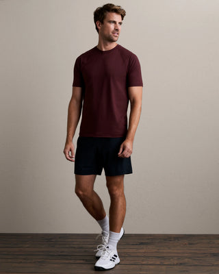Rhone® Reign Short Sleeve Tee in Cherry Bark