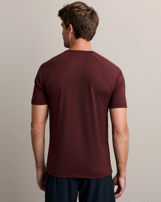 Rhone® Reign Short Sleeve Tee in Cherry Bark