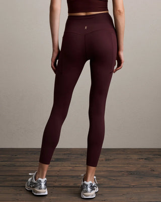 Revive™ 7/8 Pocket Legging in Cherry Bark