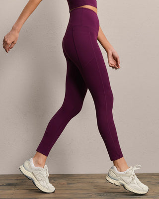 Rhone® Revive™ 7/8 Pocket Legging in Dark Berry