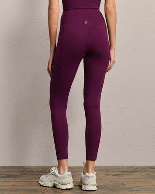 Rhone® Revive™ 7/8 Pocket Legging in Dark Berry