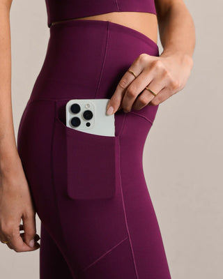 Rhone® Revive™ 7/8 Pocket Legging in Dark Berry