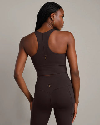 Rhone® Revive™ Longline Bra in Dk. Espresso