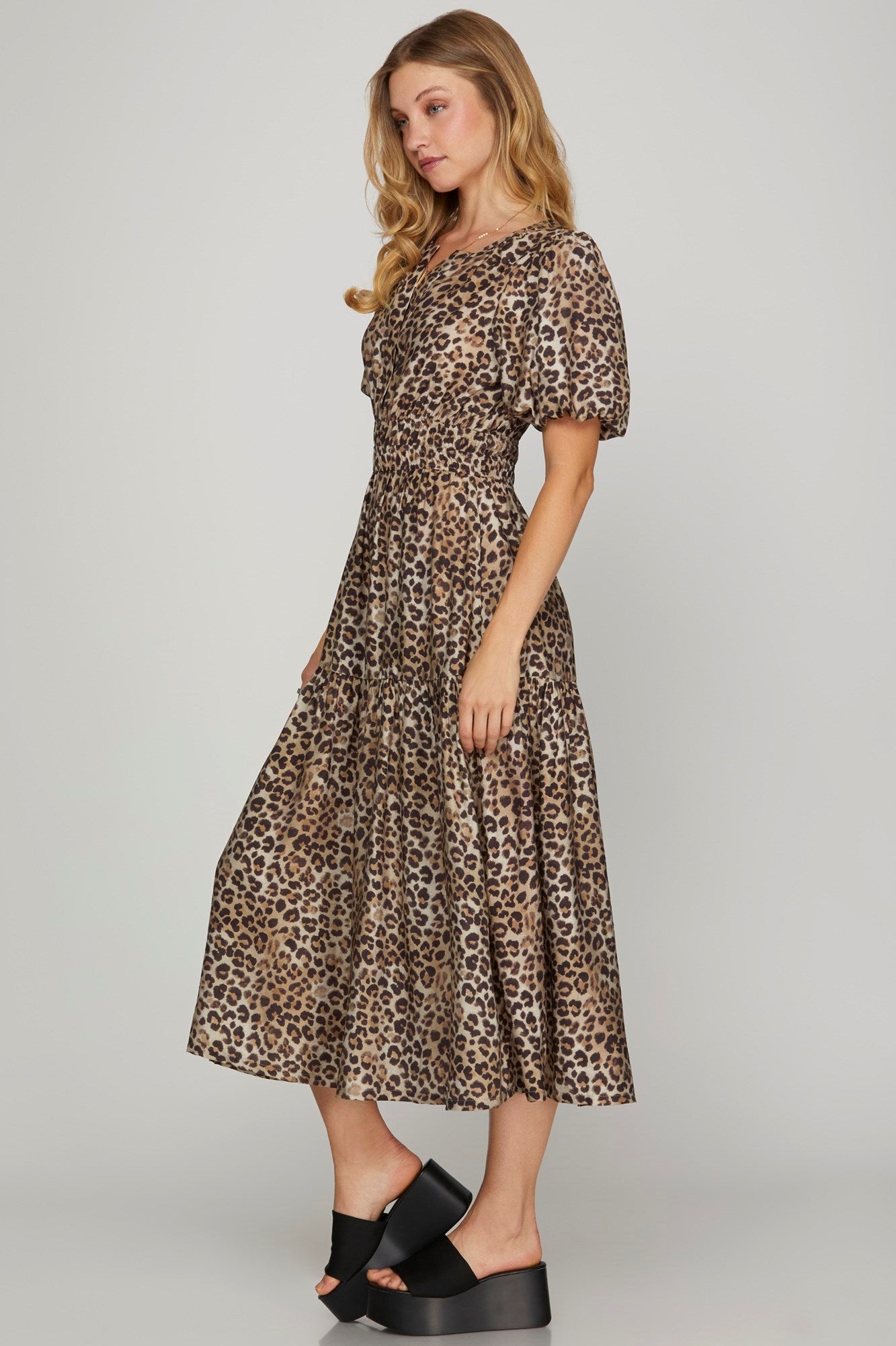 Leopard Midi Dress