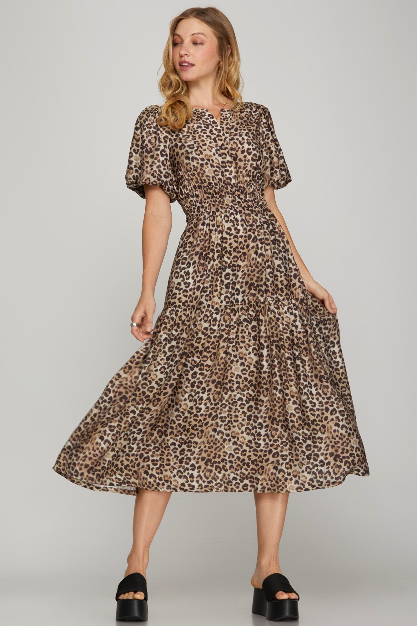 Leopard Midi Dress