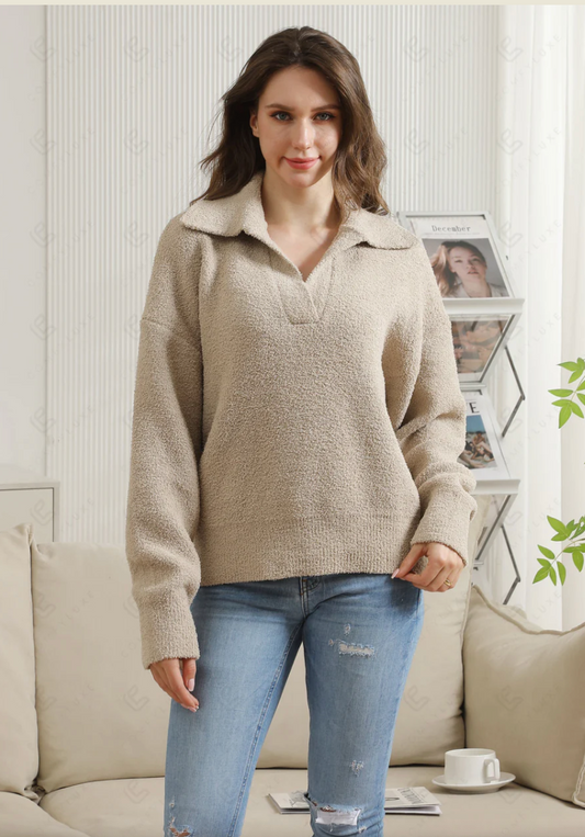 Luxury Soft Collar Sweater