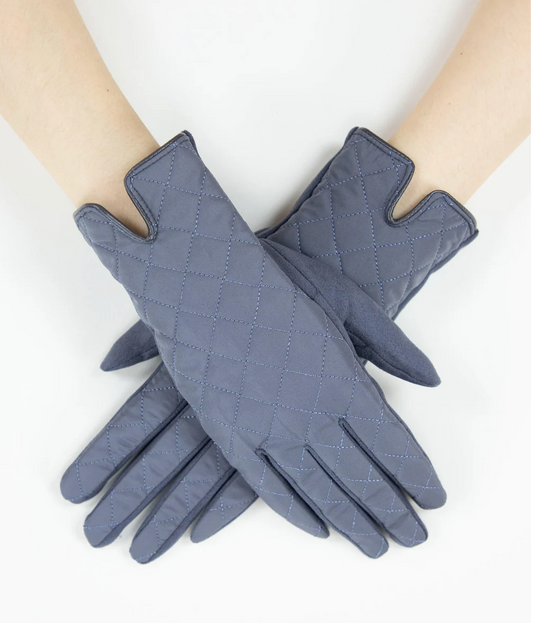 Quilted Gloves with Touch screen