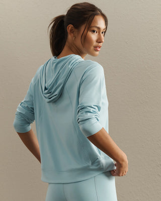 Serene Studio Hoodie in Pool Blue