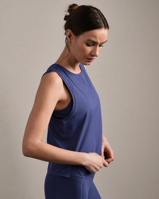 Serene Tank in Ultramarine