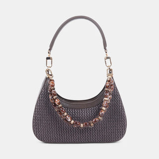 Solen Chocolate Raffia Bag