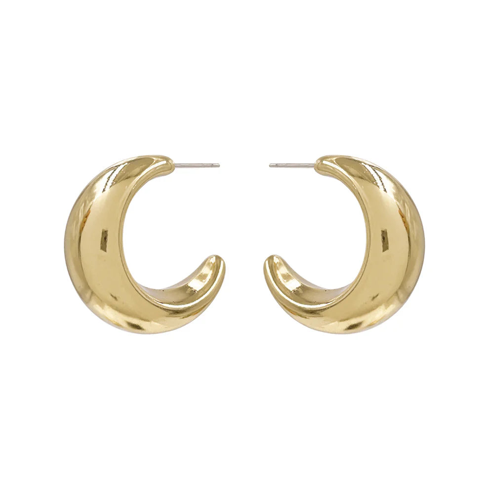 Metal Hoop Earrings