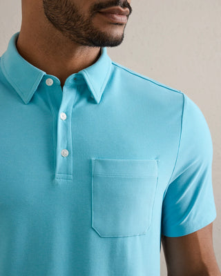 Rhone WFH Polo in Belize Blue
