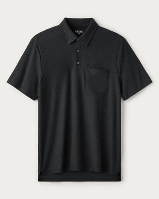 WFH Polo in True Black Heather