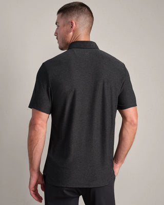 WFH Polo in True Black Heather