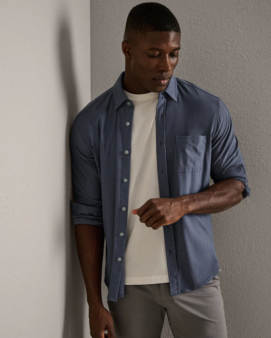 WFH Shirt in Shale Blue