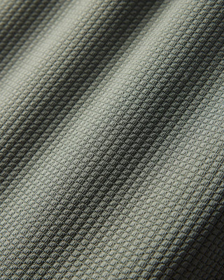 Rhone® Waffle Tech Henley in Olive Shadow