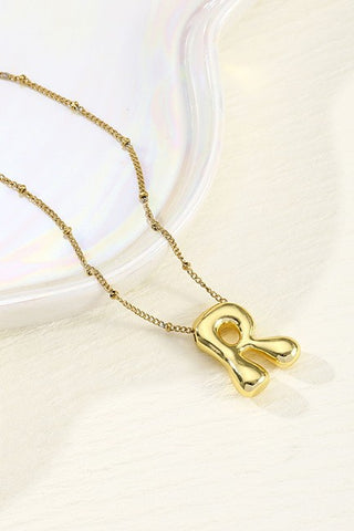 Bubble Letter Necklace
