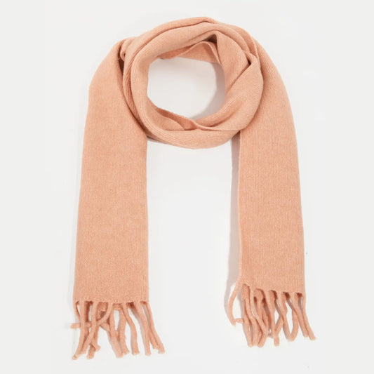 Soft Knitted Fringe Scarf Collection