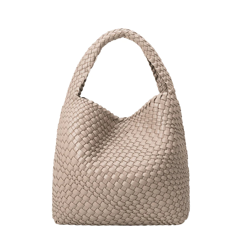 Johanna Recycled Shoulder Bag in Taupe