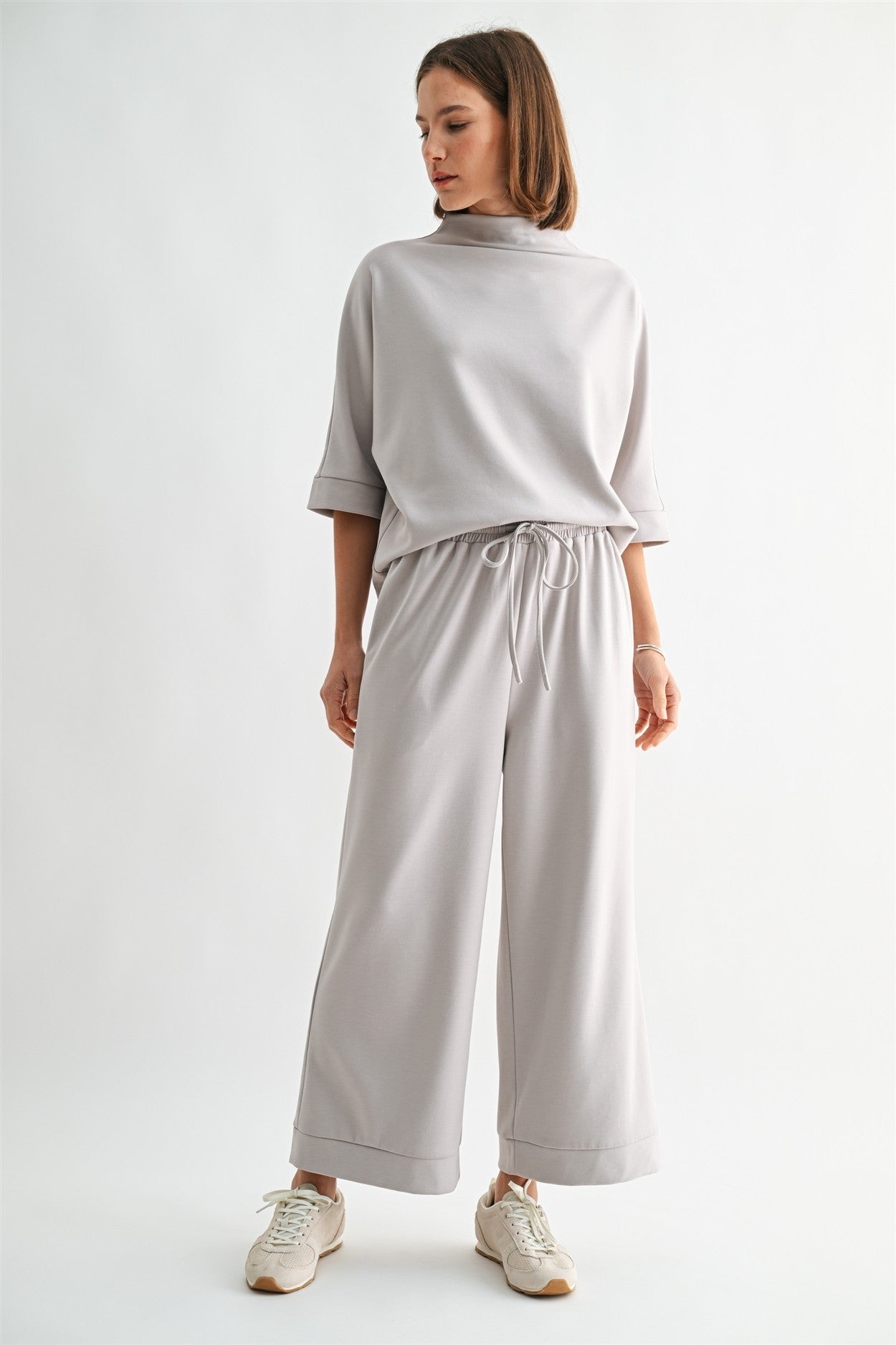 Scuba Pants in Light Grey