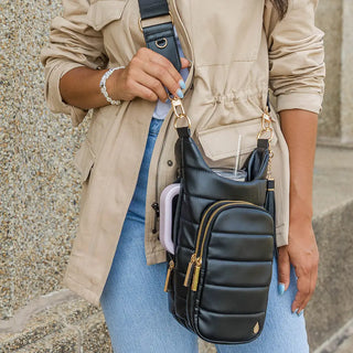 Black Vegan Leather Hydrobag® with Strap Bundle