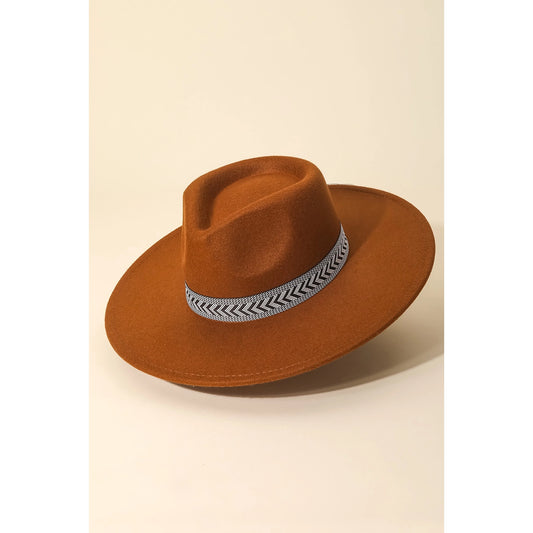 Chevron Fedora Hat