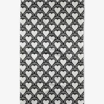 Heartthrob Onyx Tea Towel