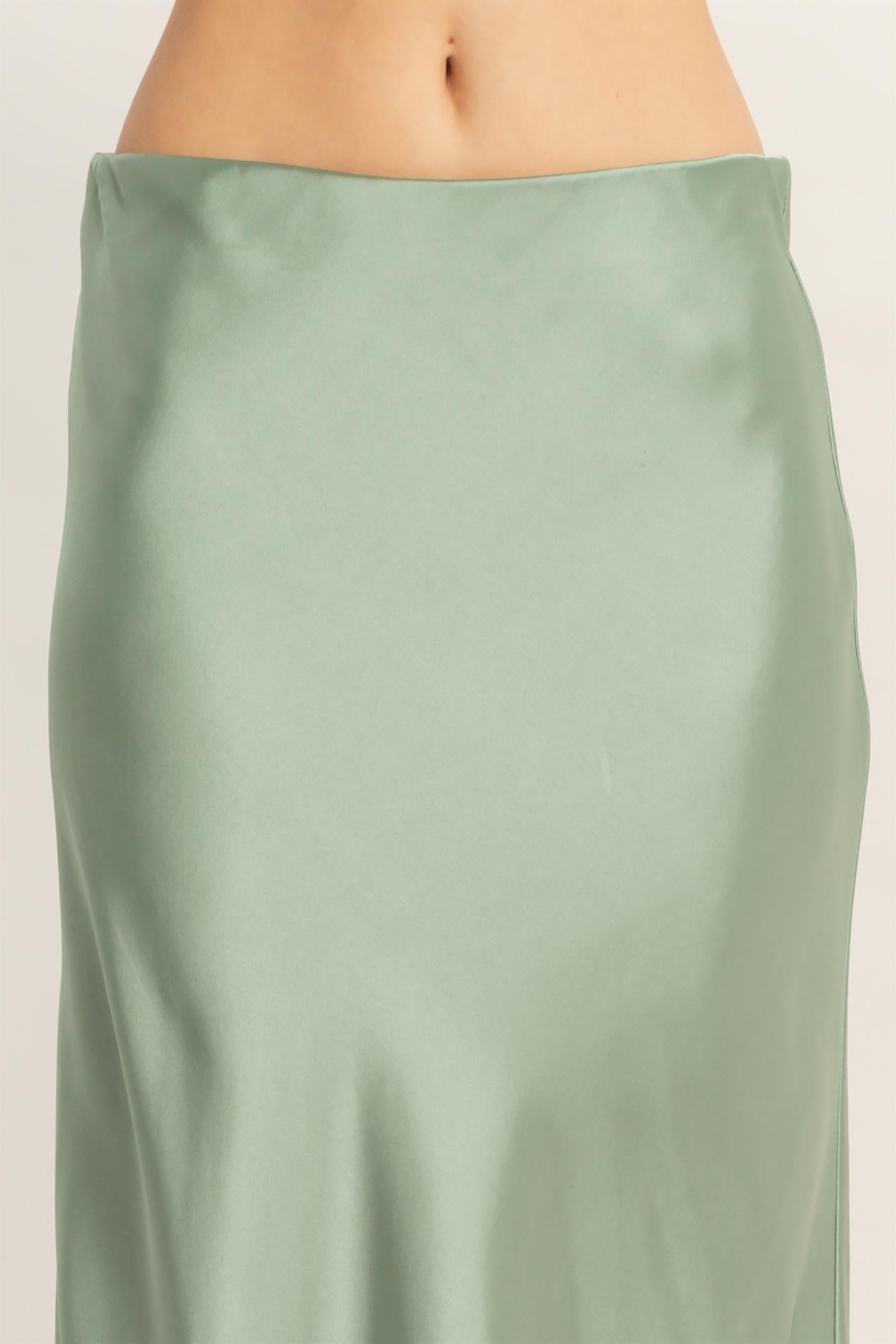 Satin Maxi Skirt