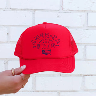 Red America Trucker Hat