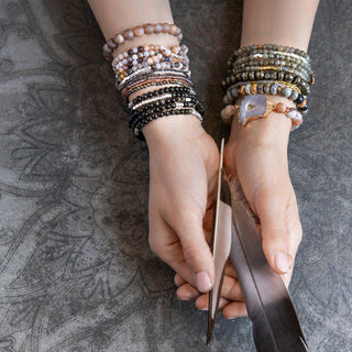 Stone Wrap Bracelet - Stone of Serenity